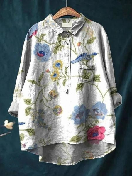 Elegant Floral Blouse