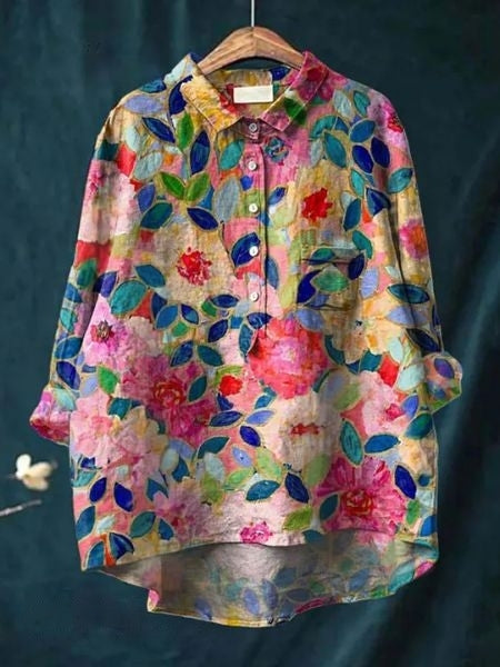 Elegant Floral Blouse