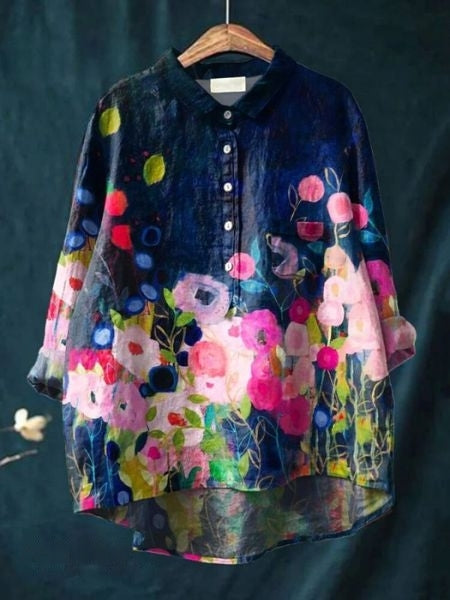 Elegant Floral Blouse