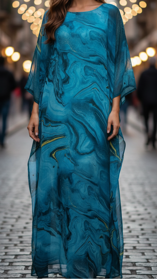 Elegant Maxi Wedding Guest Dress