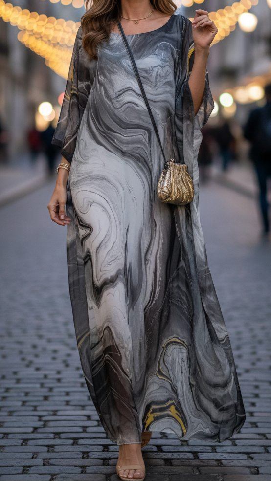Elegant Maxi Wedding Guest Dress