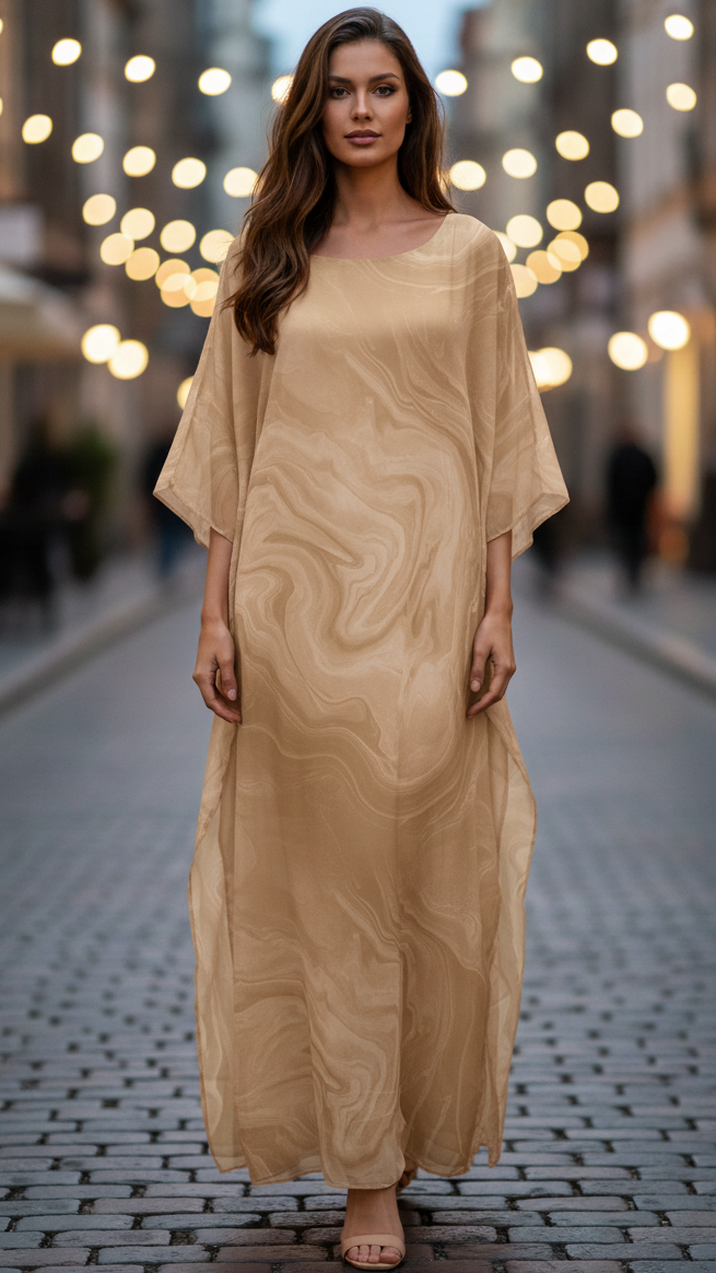 Elegant Maxi Wedding Guest Dress