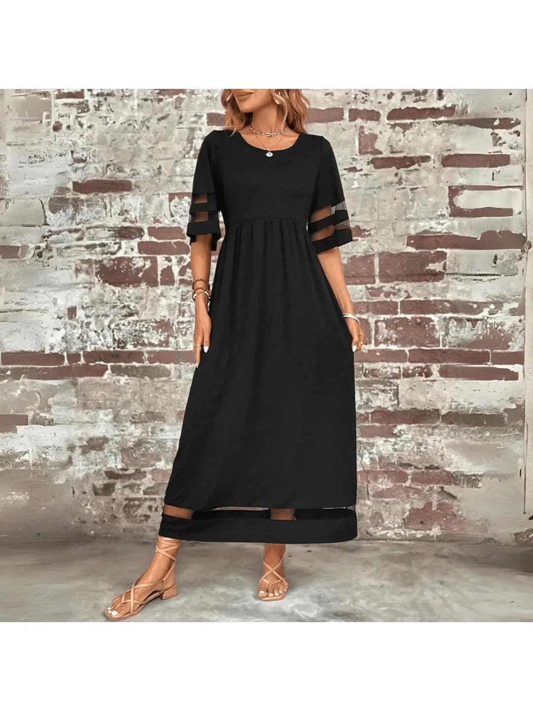 Elegant Midi Evening Dress