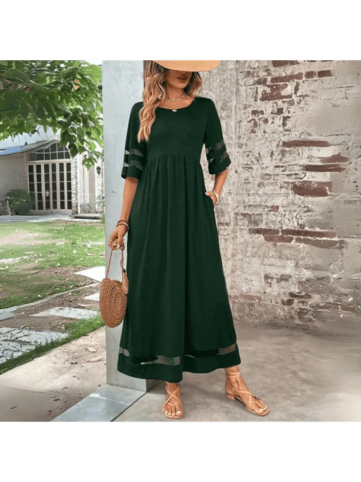 Elegant Midi Evening Dress
