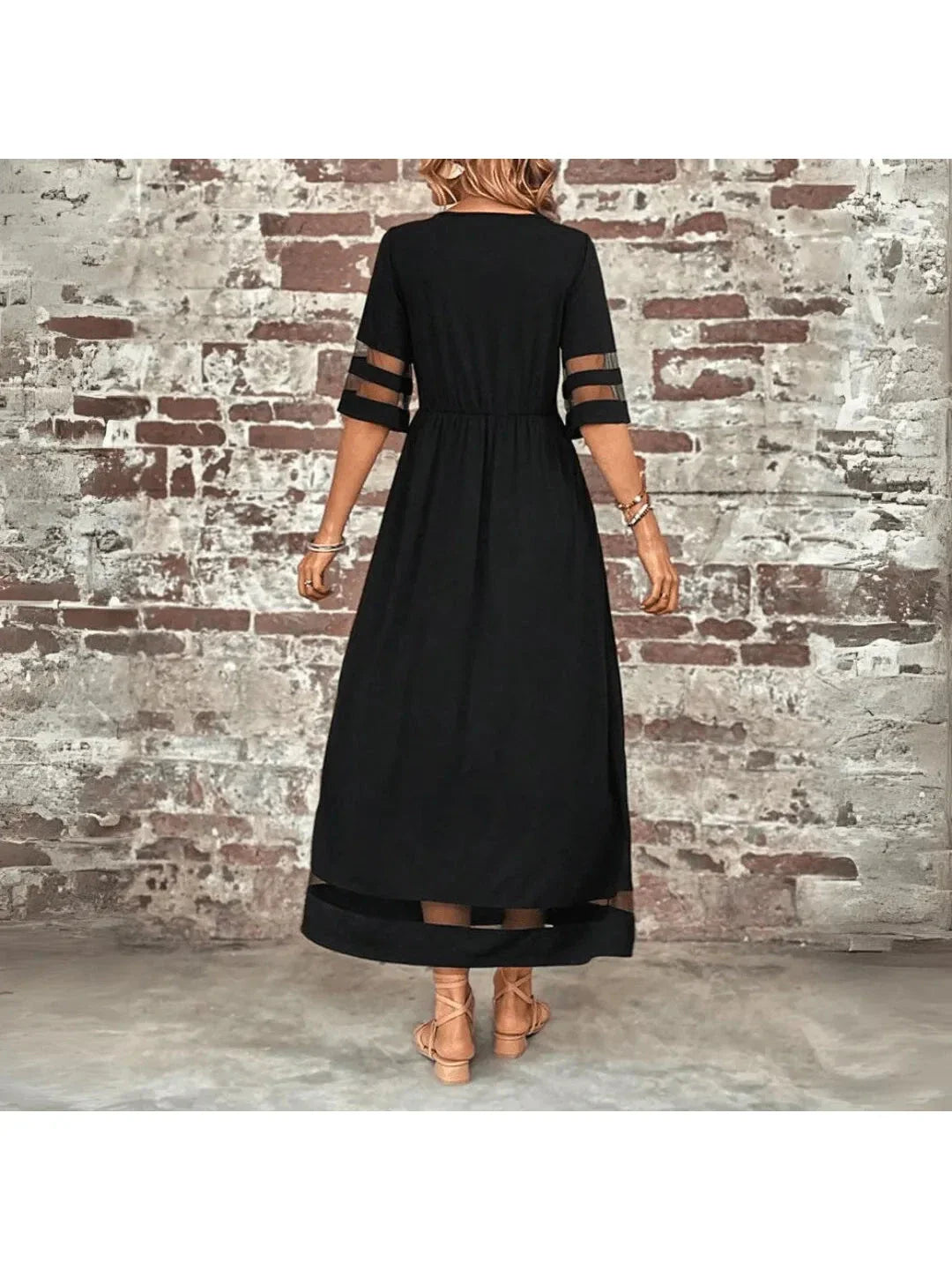 Elegant Midi Evening Dress