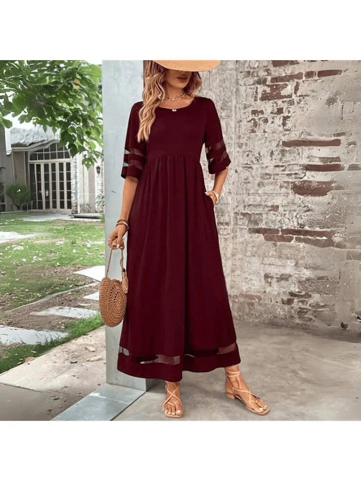 Elegant Midi Evening Dress