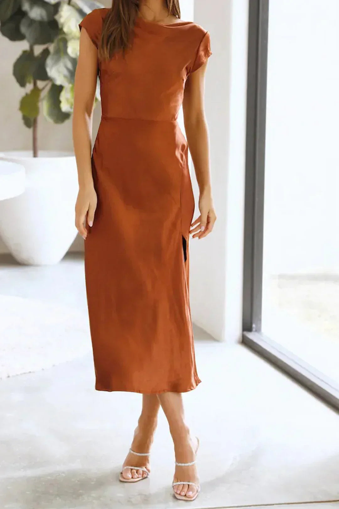 Elegant Midi Party Dress