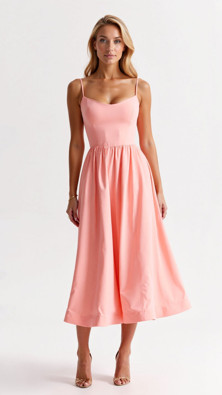Elegant Midi Cocktail Dress