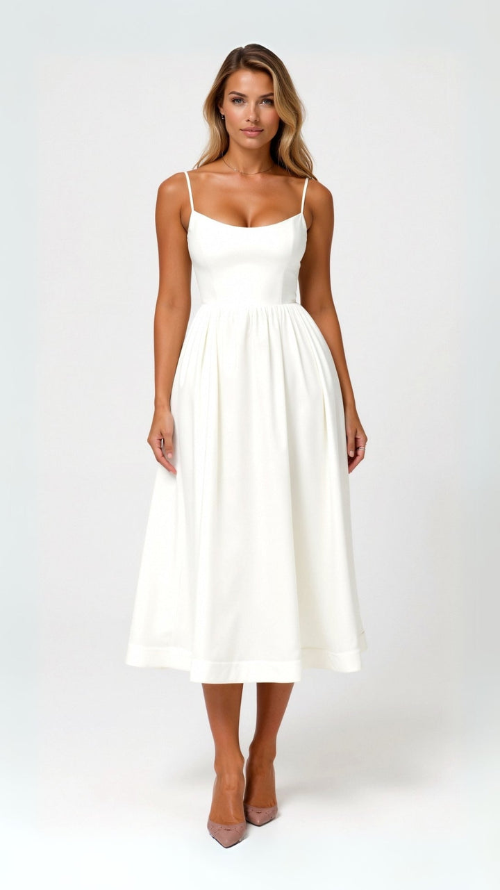Elegant Midi Cocktail Dress