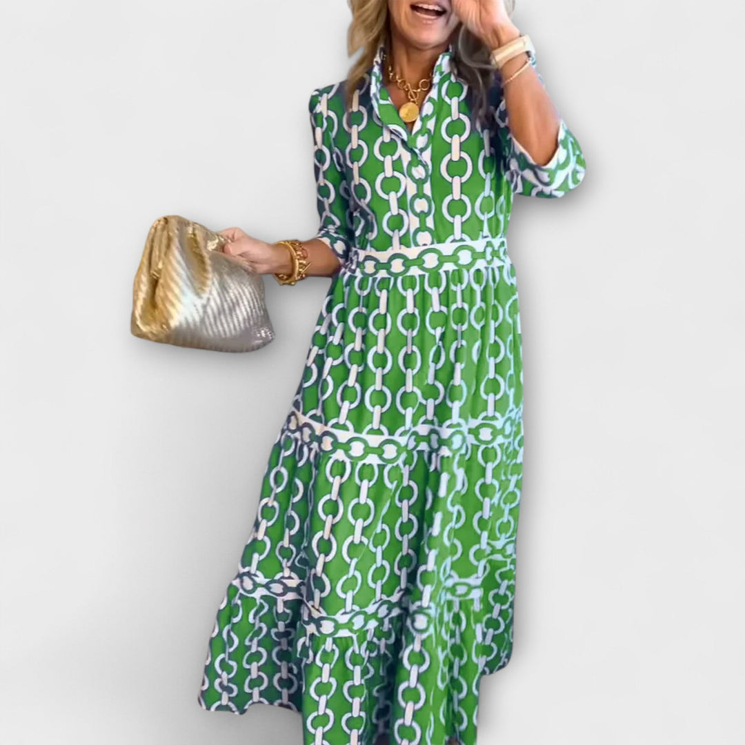 Elegant Midi Summer Dress