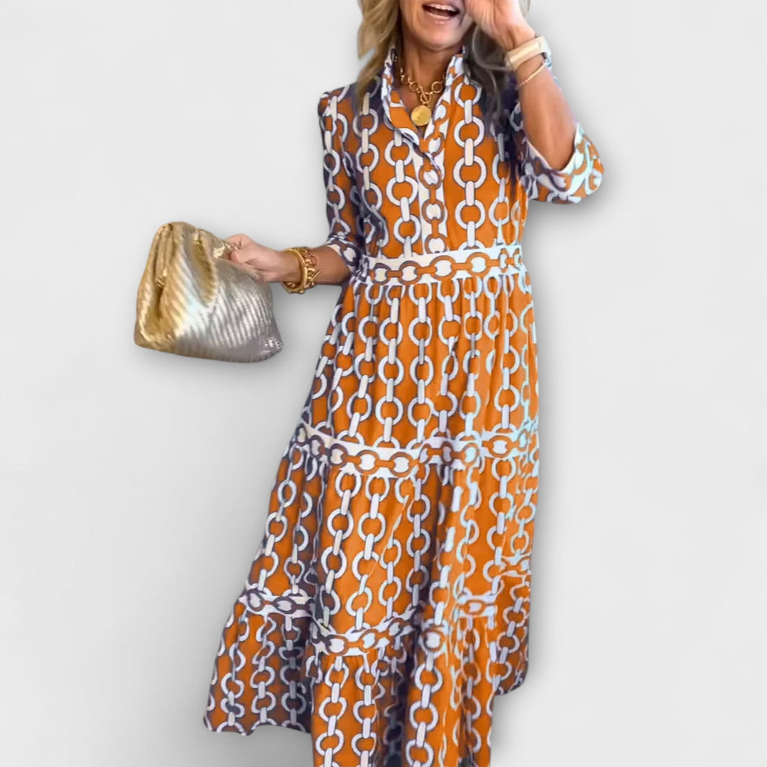 Elegant Midi Summer Dress