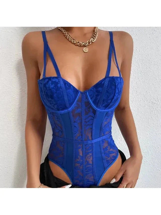Floral Corset Bodysuit