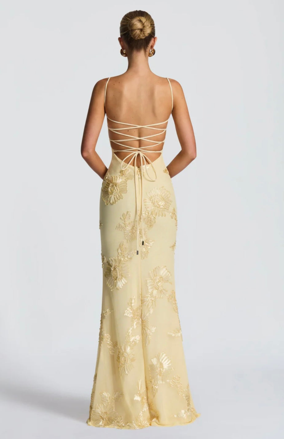 Floral Corset Maxi Dress with Spaghetti Straps