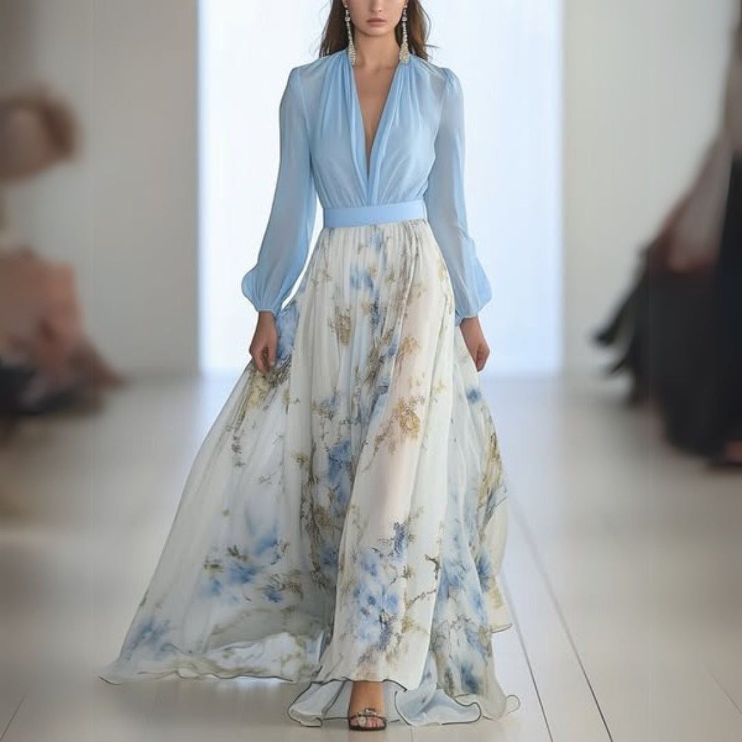 Floral Maxi Party Dress