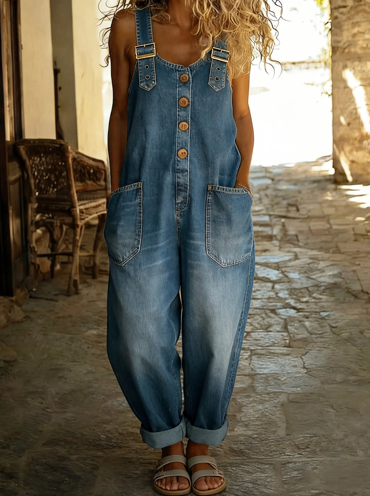 Jumpsuit with Spaghetti Straps