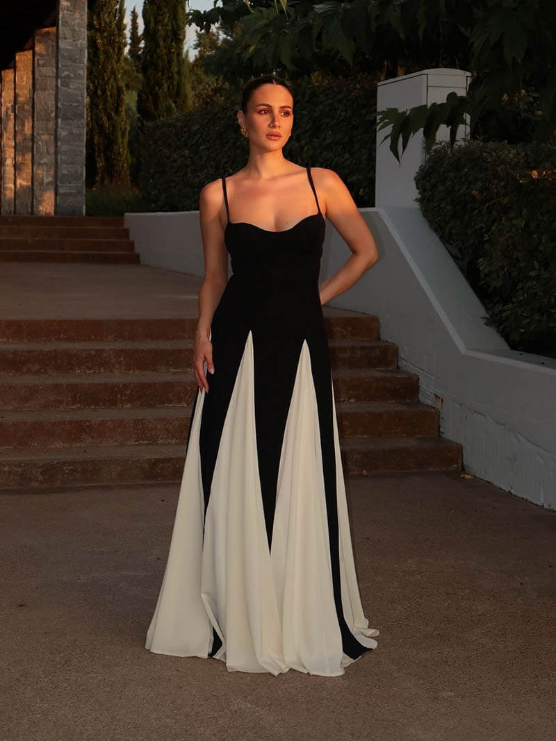 Maxi Dress with Spaghetti Straps