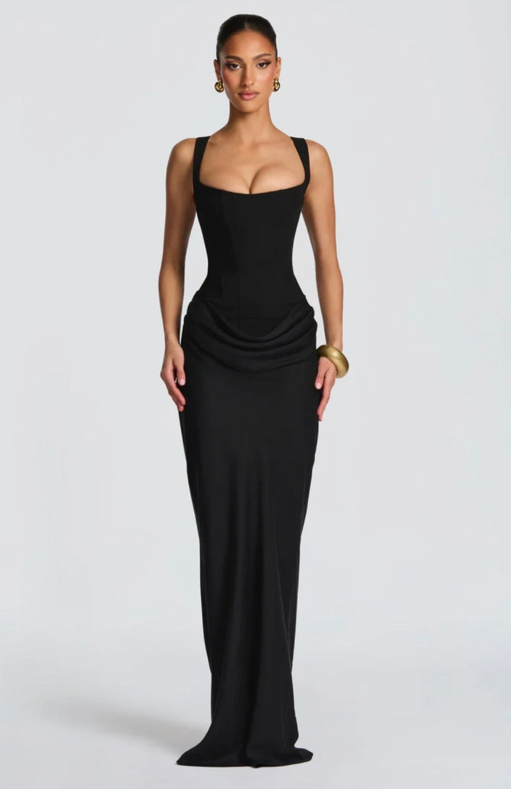 Maxi Dress with Square Neck
