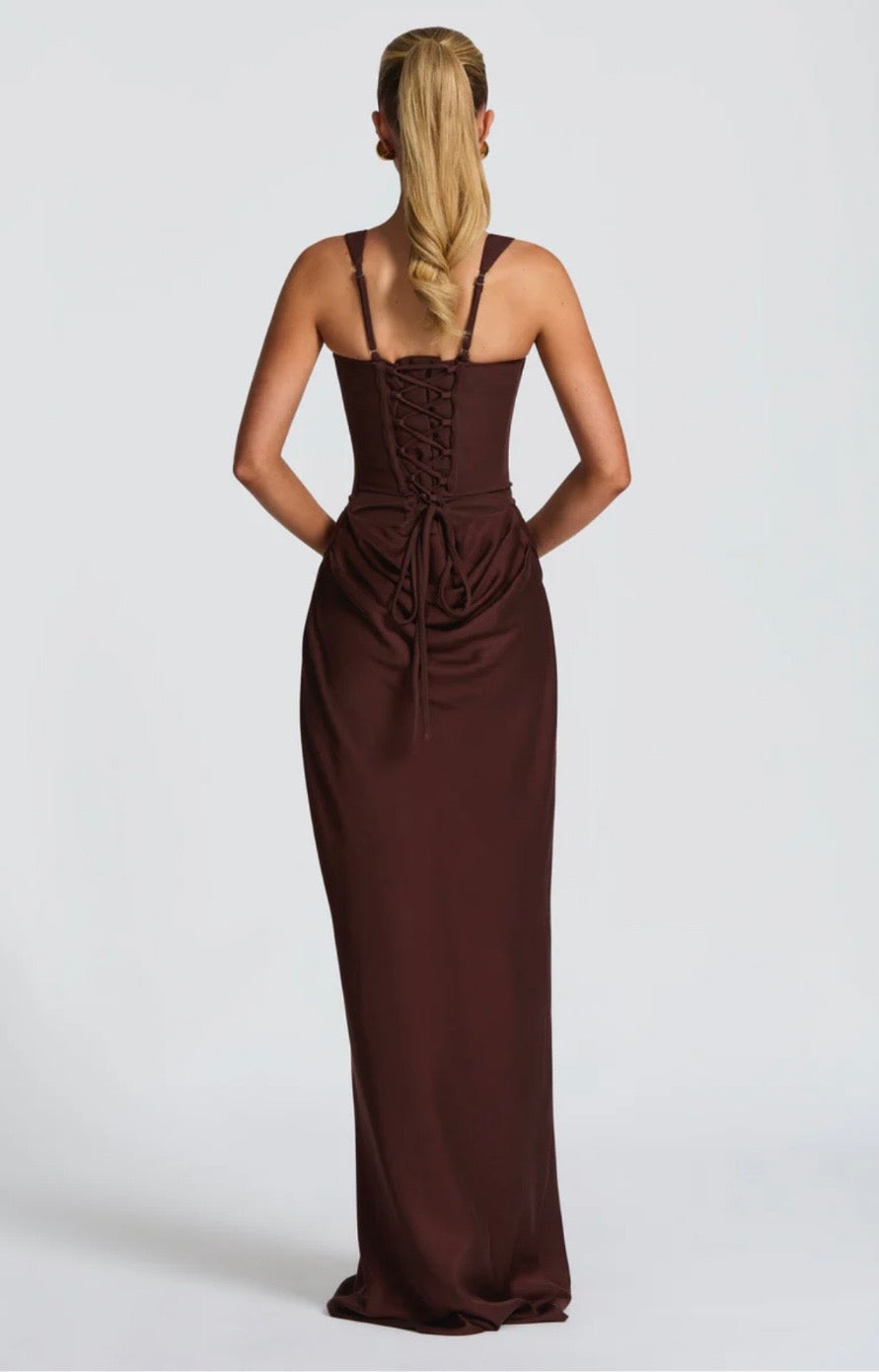Maxi Dress with Square Neck