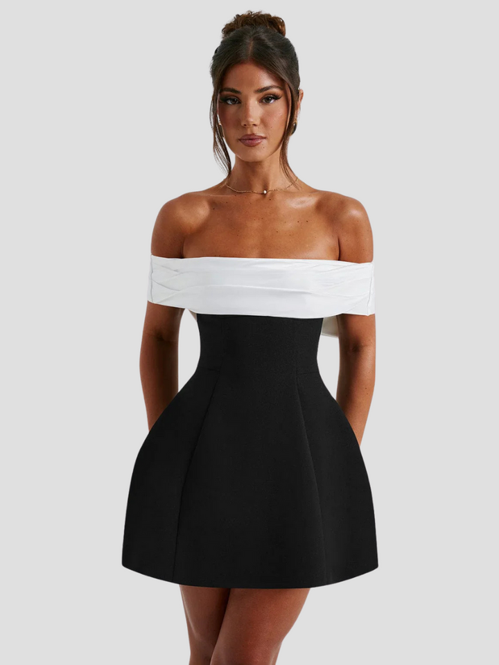 Mini Dress with Off-Shoulder