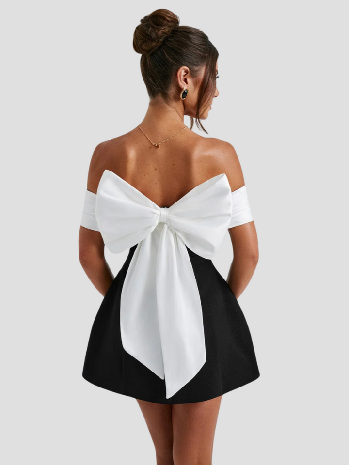 Mini Dress with Off-Shoulder