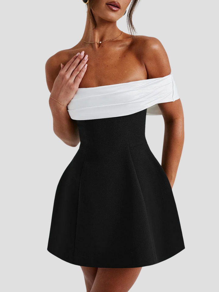 Mini Dress with Off-Shoulder