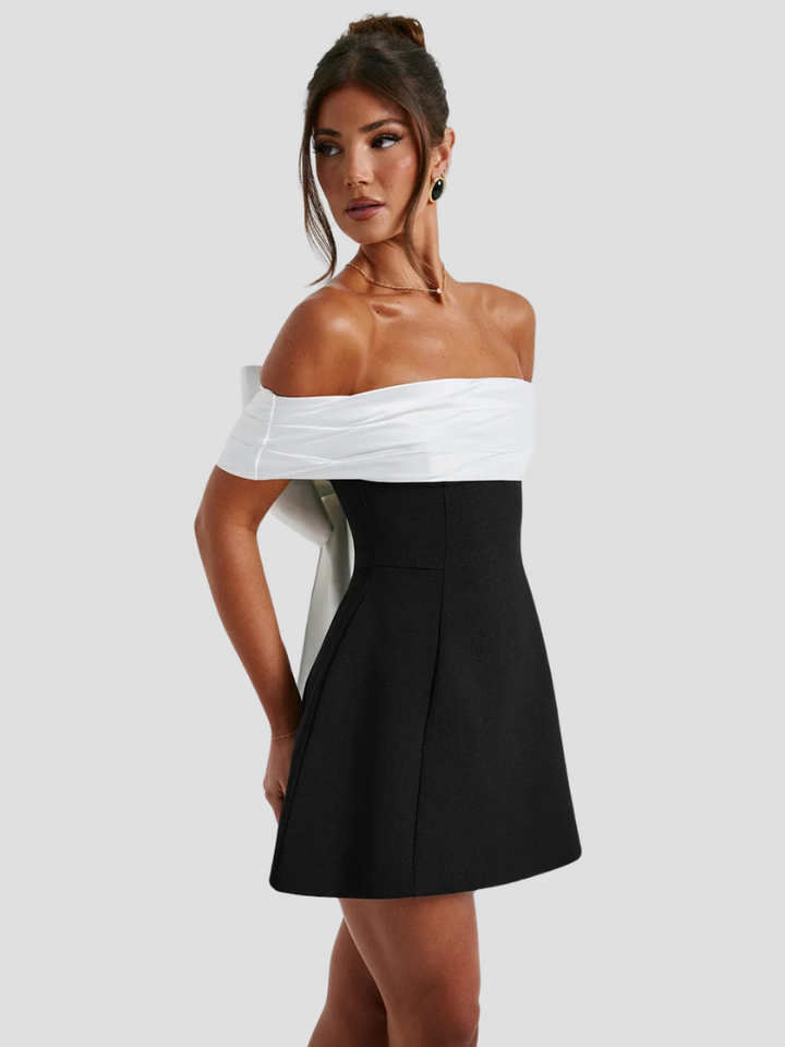Mini Dress with Off-Shoulder