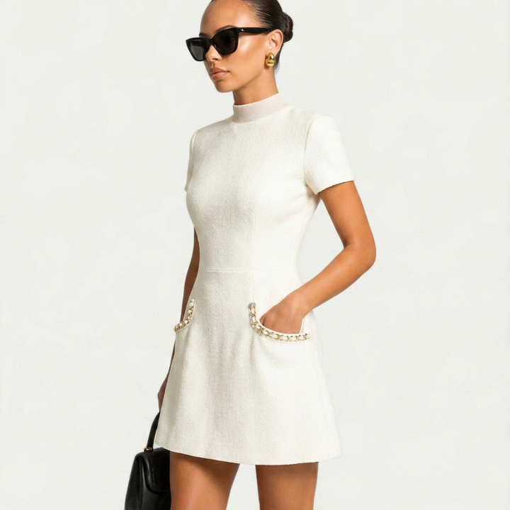 Mini Dress with Short Sleeves