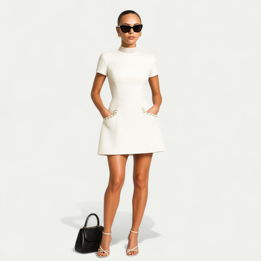 Mini Dress with Short Sleeves