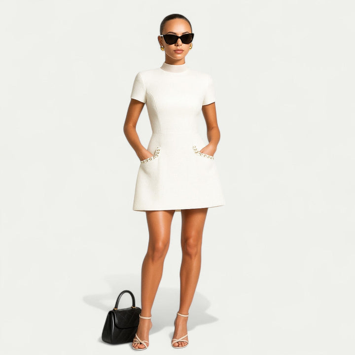 Mini Dress with Short Sleeves