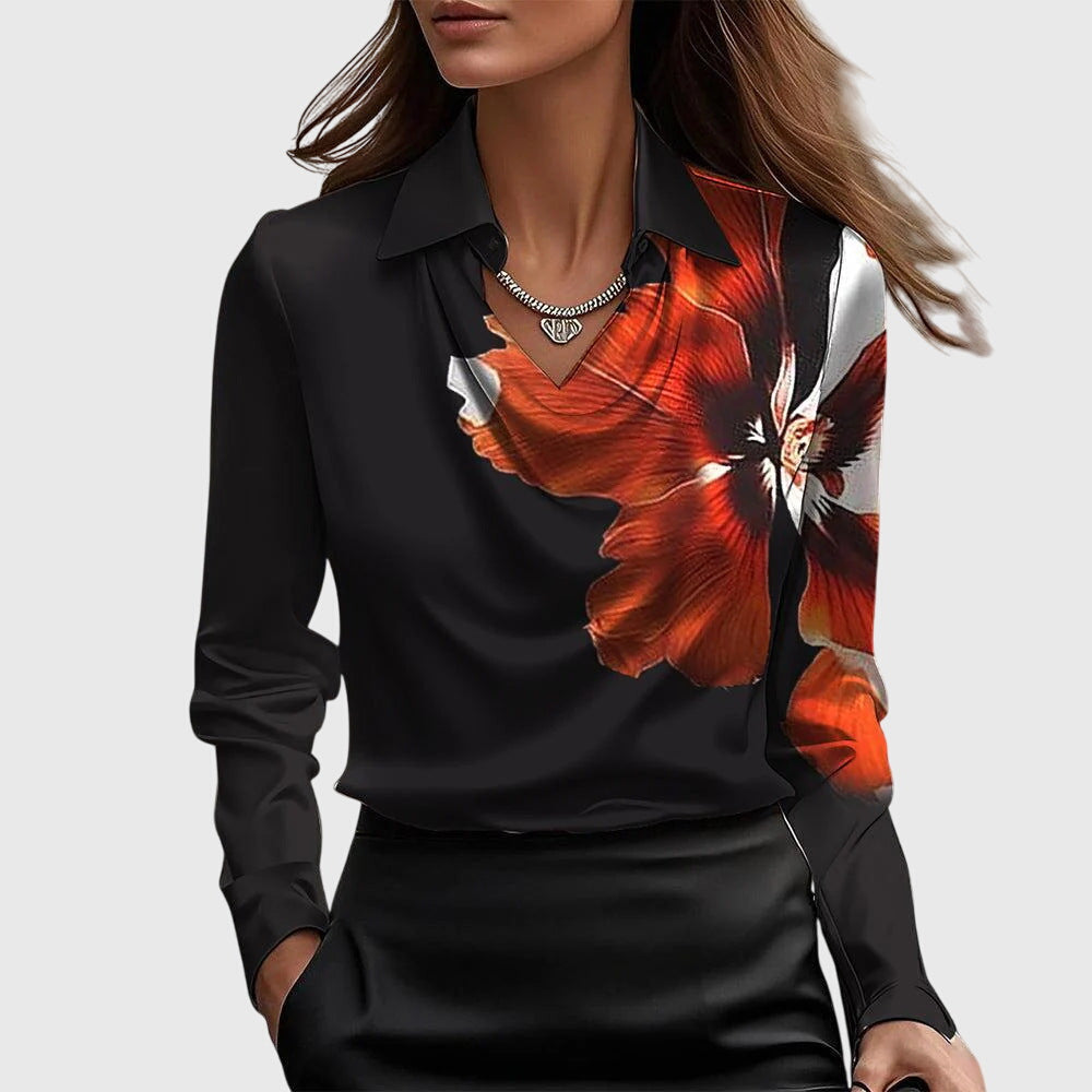 Elegant Pleated Blouse