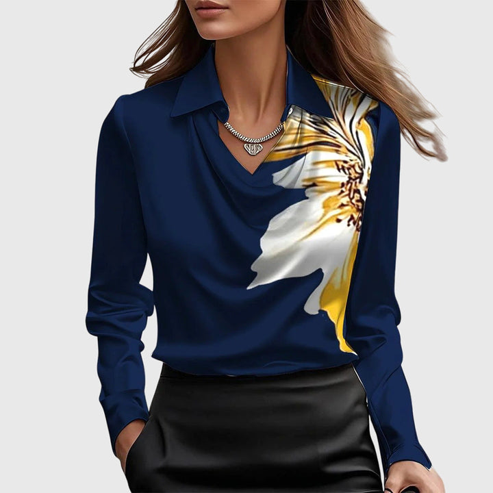 Elegant Pleated Blouse