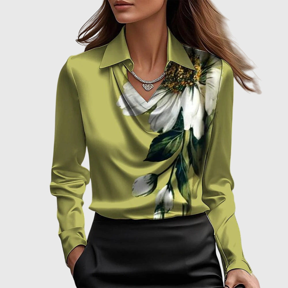 Elegant Pleated Blouse