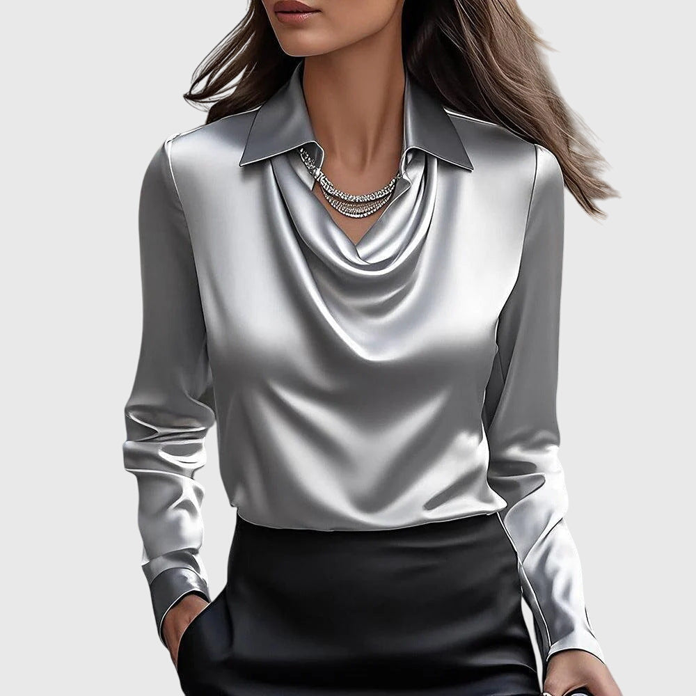 Elegant Pleated Blouse