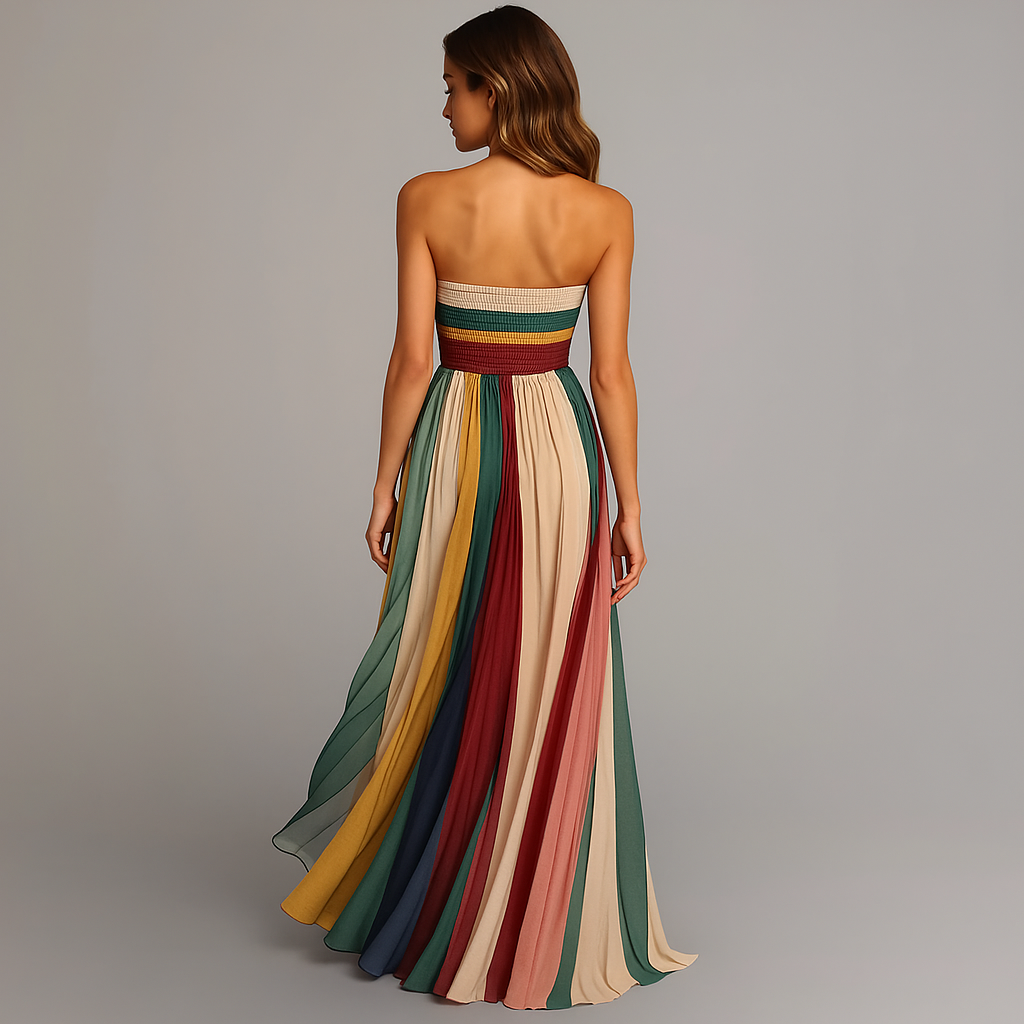 Pleated Maxi Dress