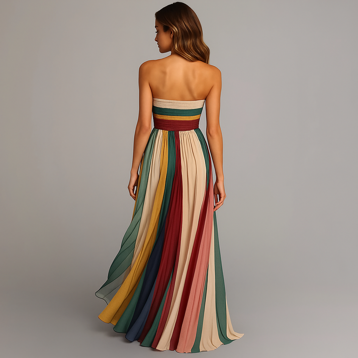 Pleated Maxi Dress