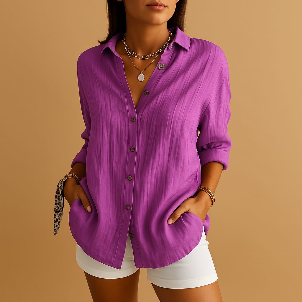 Summer Blouse with Long Sleeves