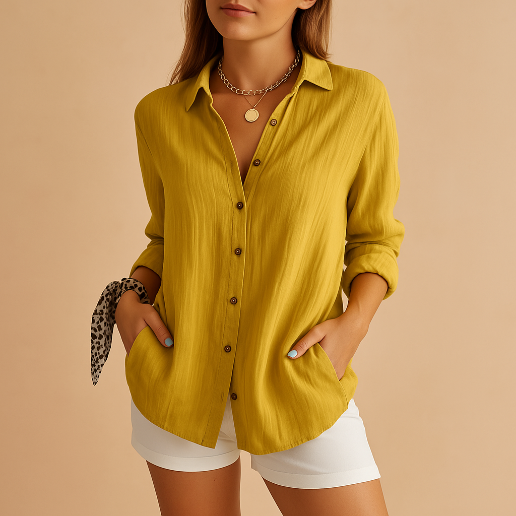 Summer Blouse with Long Sleeves