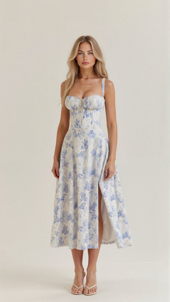 Ruched Midi Dress