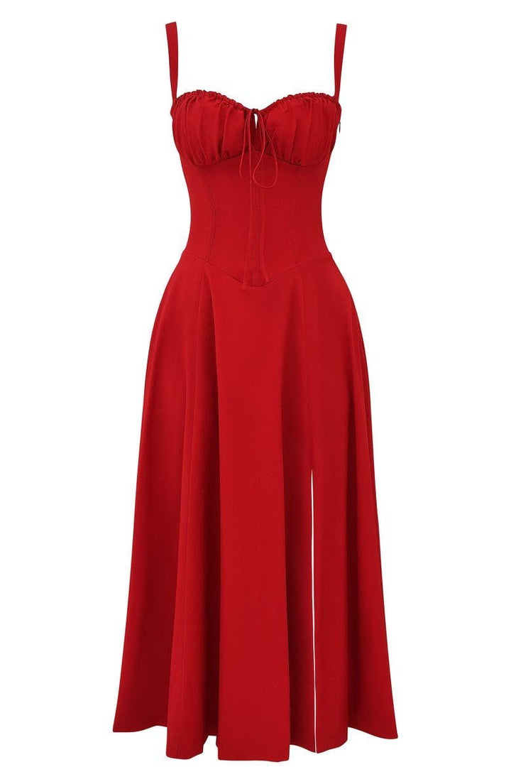 Ruched Midi Dress