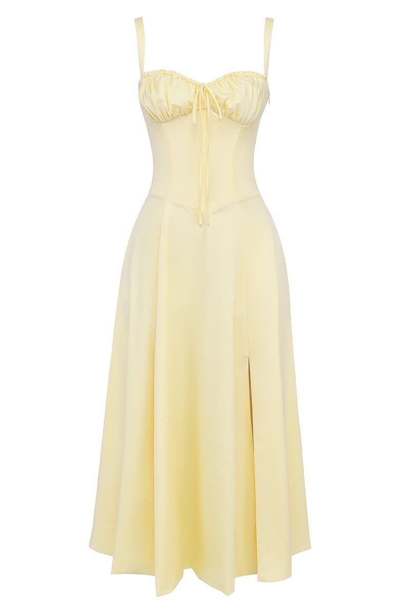 Ruched Midi Dress
