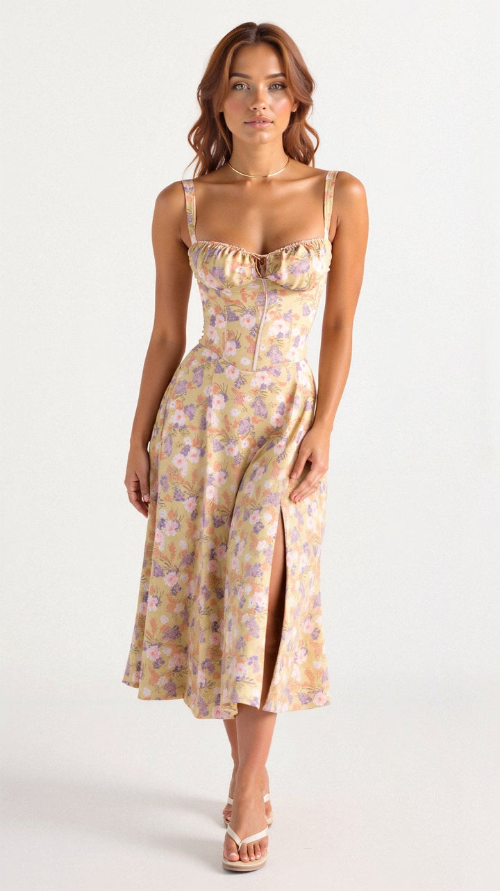 Ruched Midi Dress