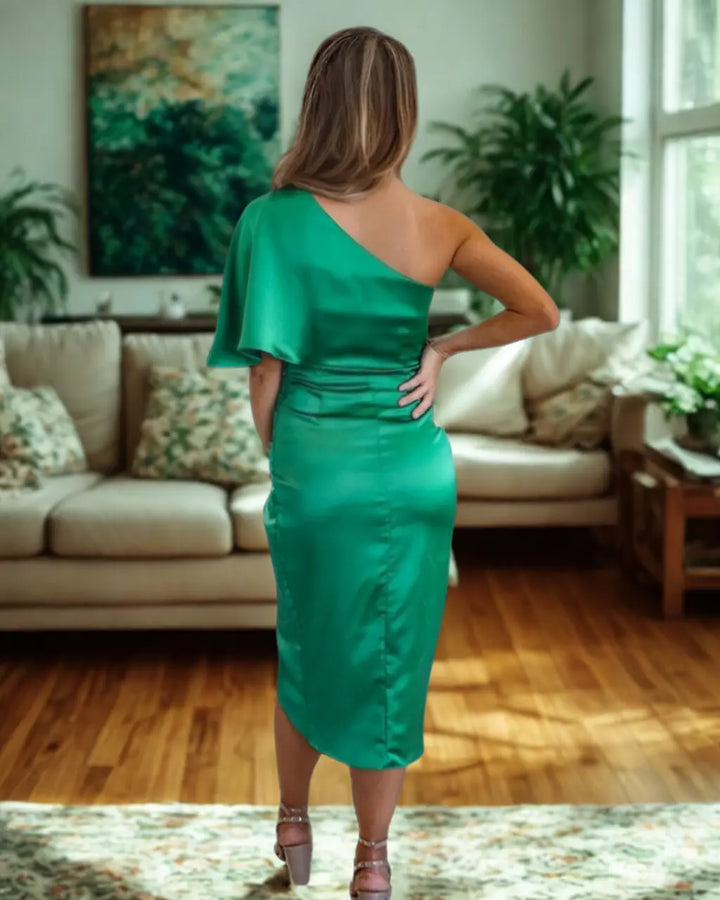 Slit Midi Dress