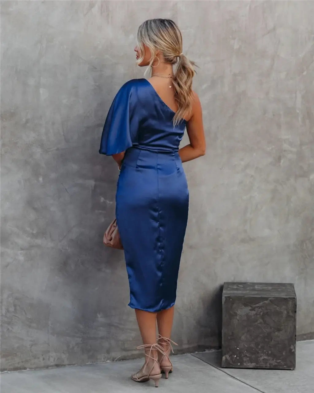 Slit Midi Dress