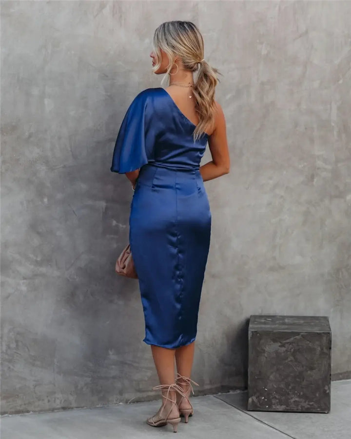 Slit Midi Dress