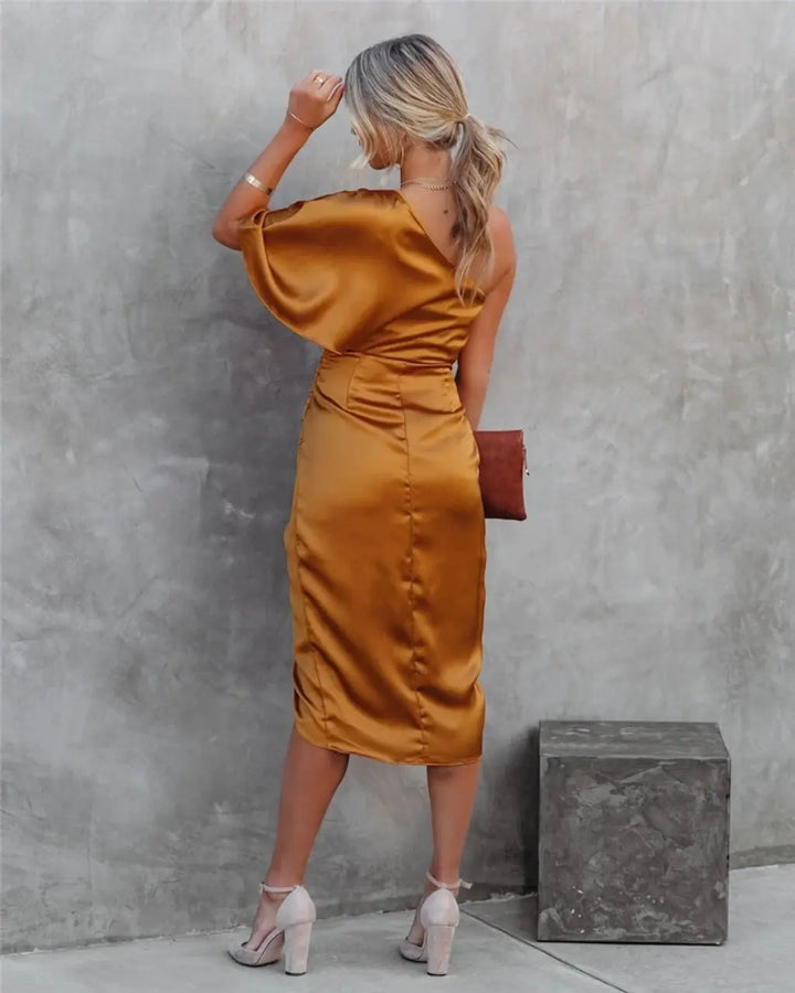 Slit Midi Dress