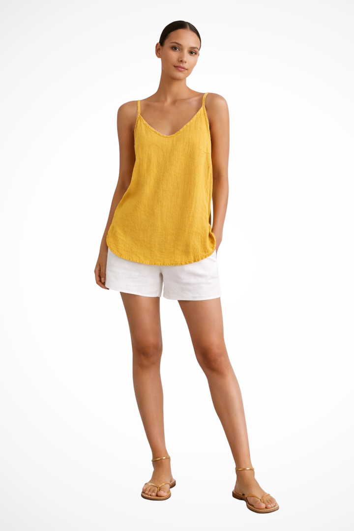 Summer Blouse with Spaghetti Straps