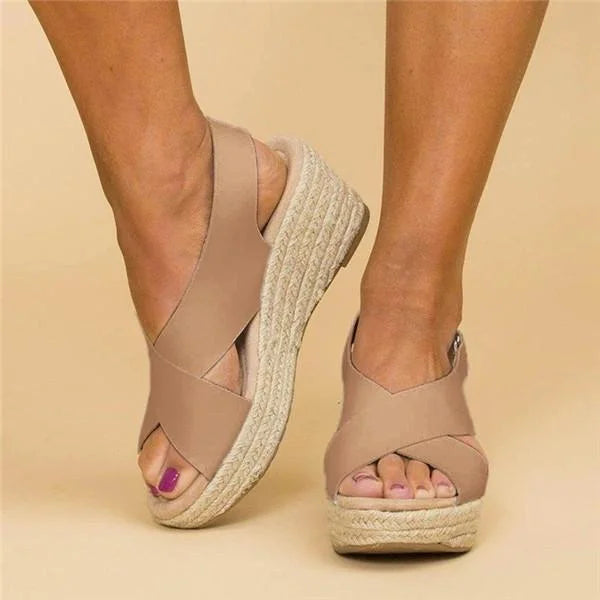 Woven Orthopedic Cushioned Sandals