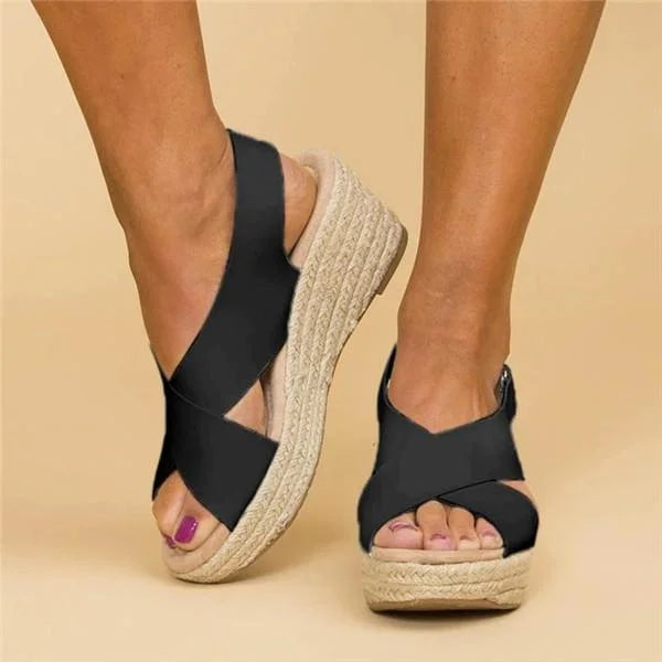 Woven Orthopedic Cushioned Sandals