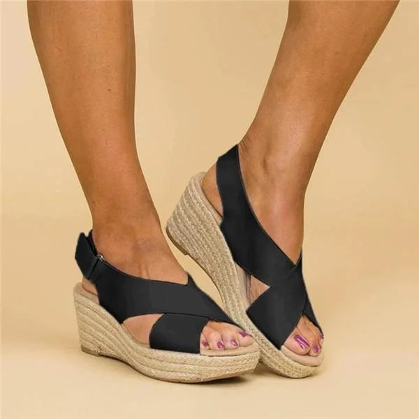 Woven Orthopedic Cushioned Sandals