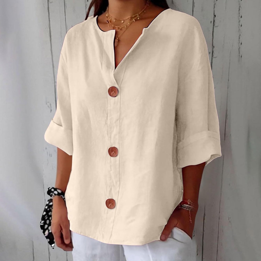 Summer Elegant Wrap Blouse